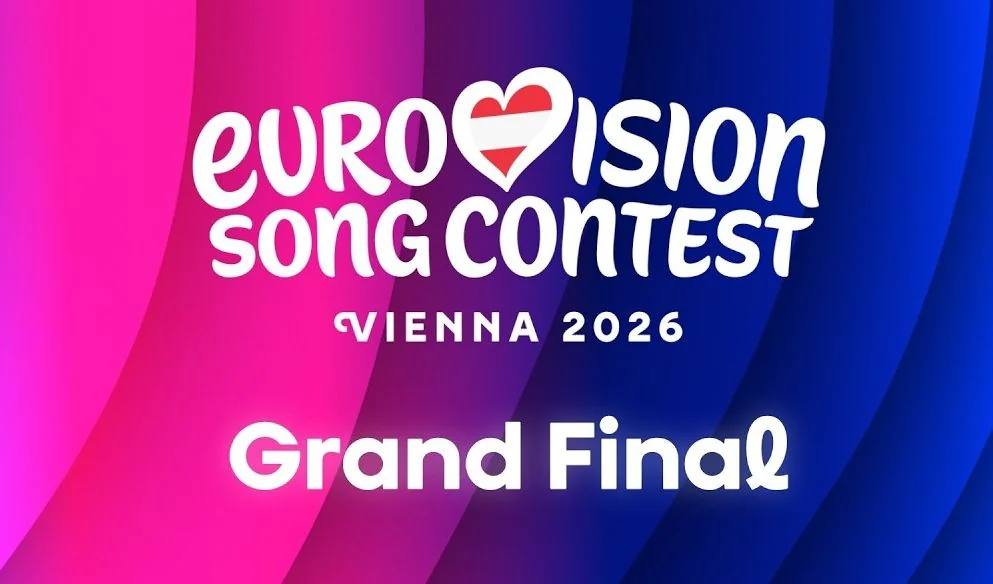 Логотип гранд-финала Евровидения-2026 в Вене с надписью Grand Final