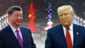 Сі Цзіньпін і Трамп на шахівниці символізують слабкості США перед самітом