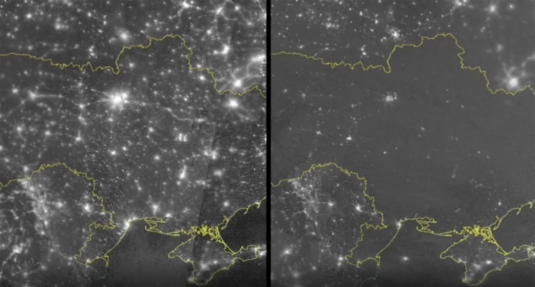 Супутникові знімки NASA FIRMS пожежі на НПЗ у Кіріші до та після атаки