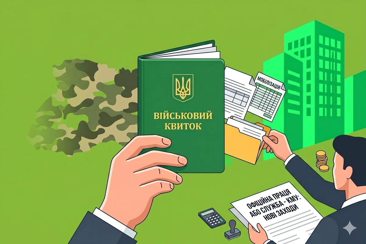 Військовий квиток та документи щодо мобілізації офіцерів ЗСУ