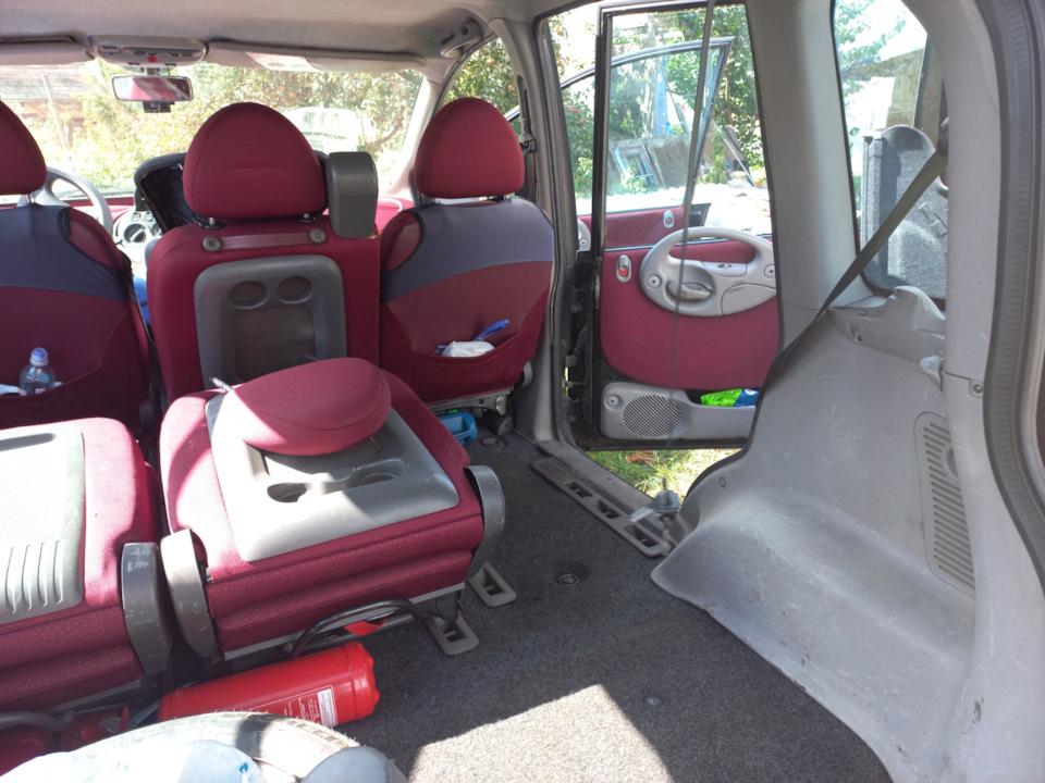 Салон Fiat Multipla