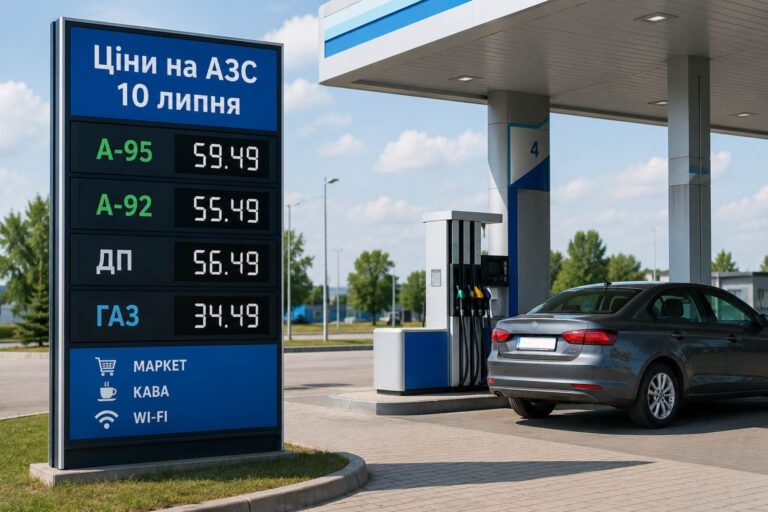 АЗС тримають ціни: скільки коштує бензин, дизель та газ 12 липня