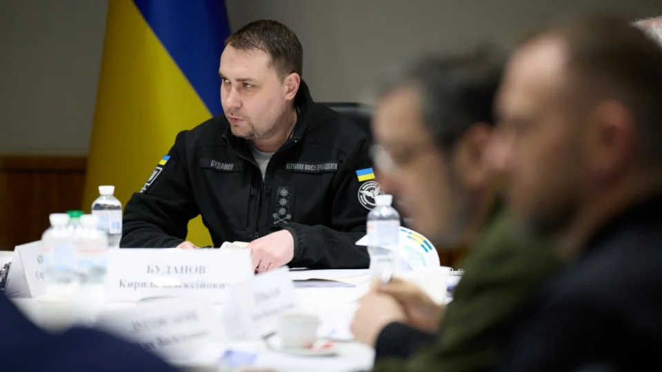 Кирило Буданов на нараді щодо кадрового складу Кабміну з Корецьким