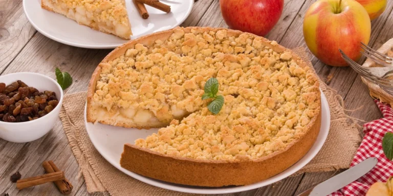Песочный пляцок с яблоками: хрустящее тесто, сочная начинка и секреты идеального вкуса