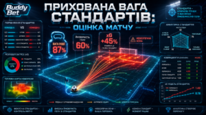 Скрытый вес стандартов в Боди Бет для оценки футбольного матча