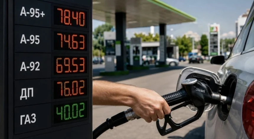 Ціни на пальне на АЗС: А-95 за 74,63 грн, дизель 76,02 грн