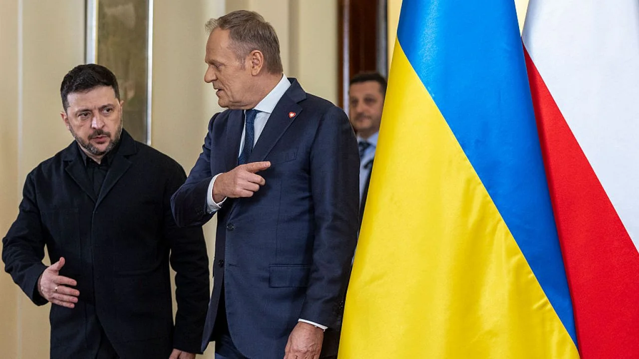 Дональд Туск і Володимир Зеленський обговорюють примирення Польщі з Україною