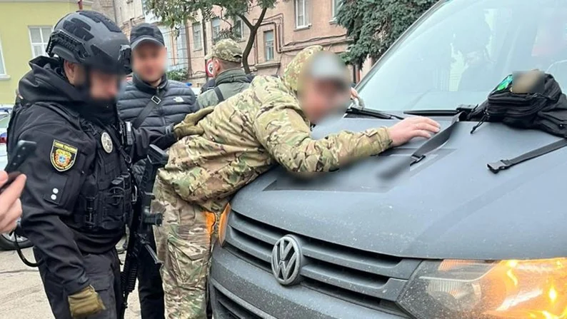 Затримання військового підозрюваного в нападі на ТЦК у Львові