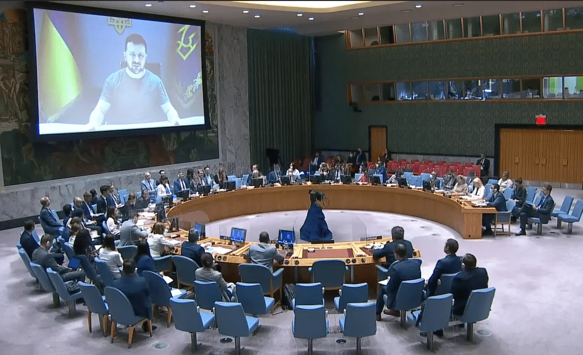 Засідання Ради Безпеки ООН щодо ударів РФ по Україні