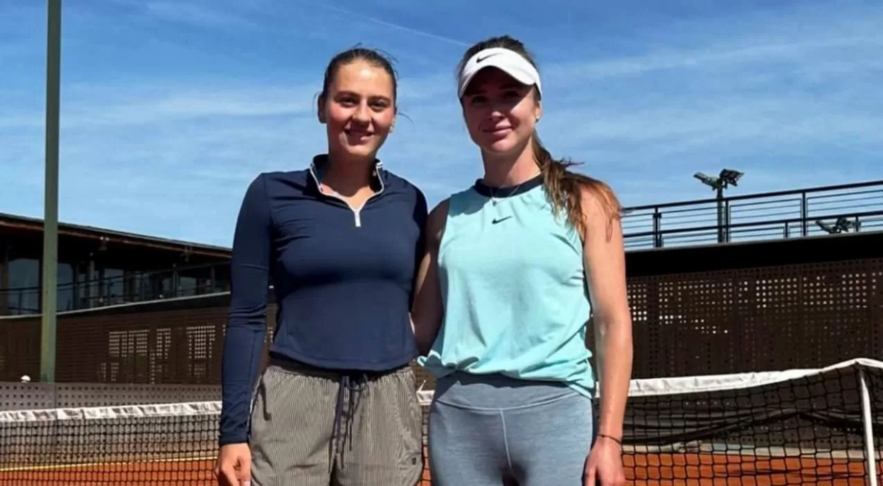 Світоліна та Костюк на корті перед WTA Finals-2026 в США